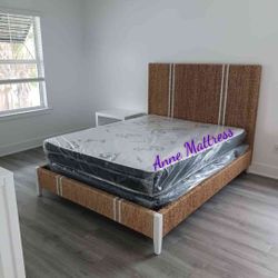 NEW QUEEN MATTRESS AND BOX SPRING 😉 100% QUALITY & CONFORM 👌