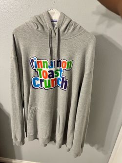 Grey XL Cinnamon Toast Crunch hoodie