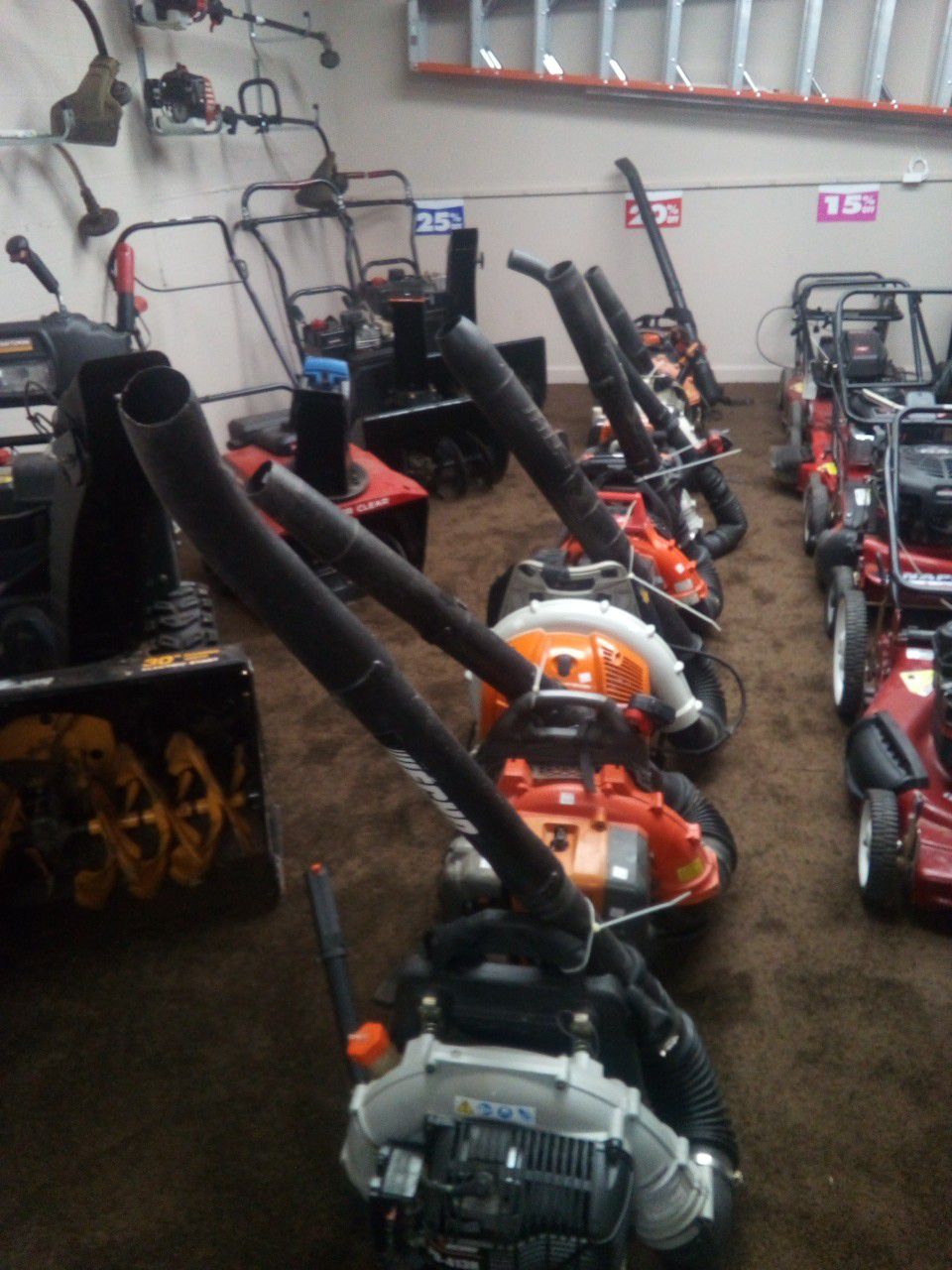 Blower all kinds Stihl Echo 175$ n up lawnmower self-propelled 150$