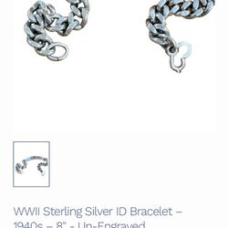 1940’s WWII 925 Bracelet 