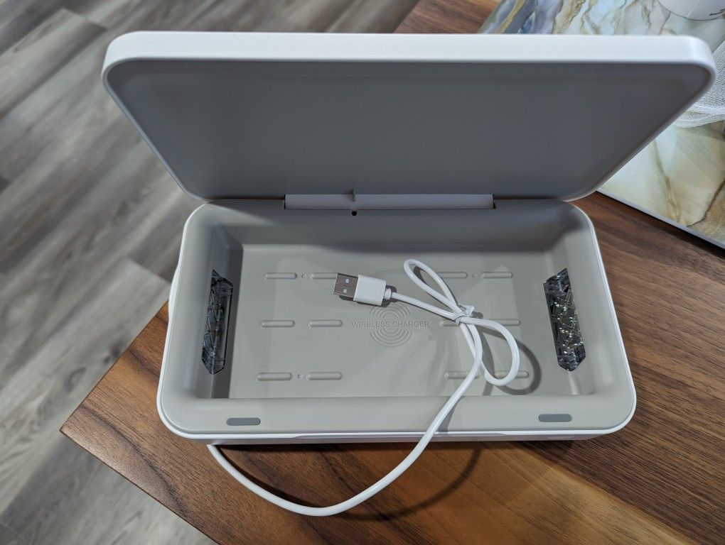 Samsung Qi Wireless Charger & UV Sanitizer $10