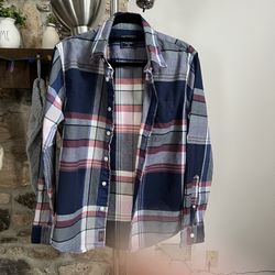 Abercrombie & Fitch Women’s Plaid Flannel Long Sleeve Shirt Size M