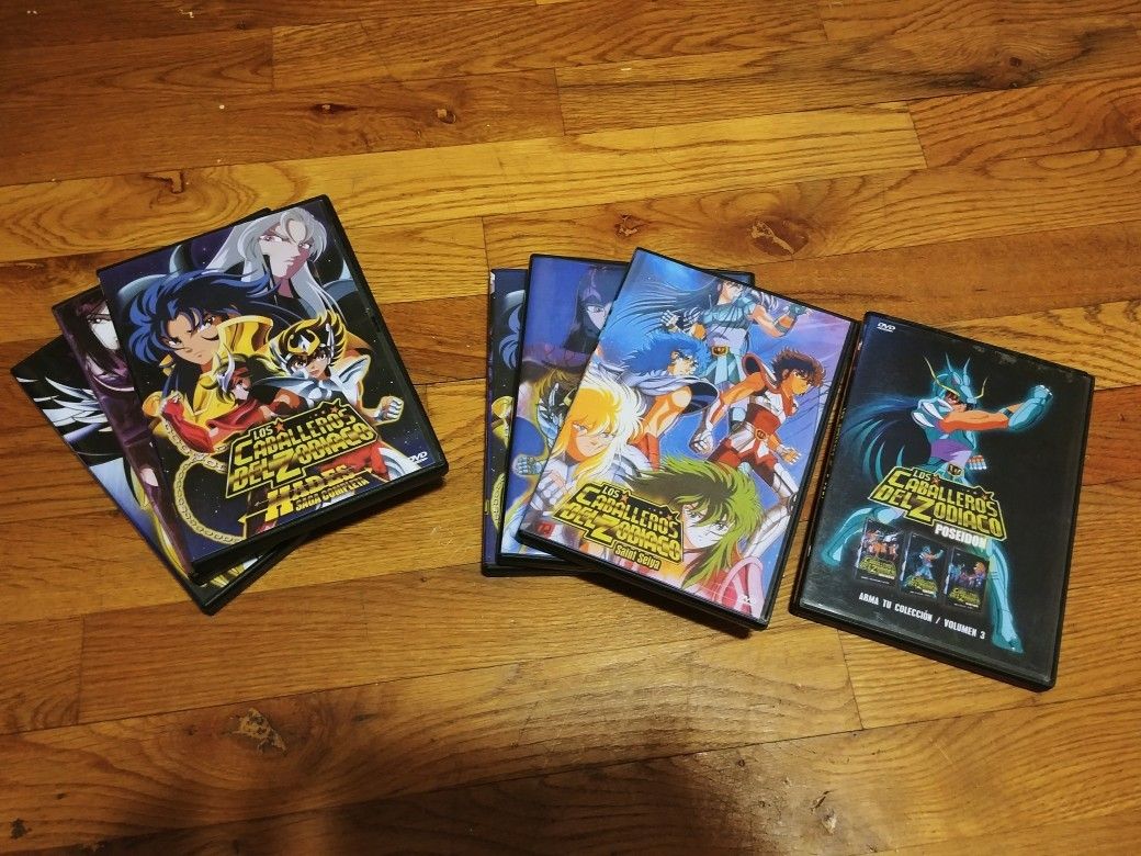 Saint Seiya Caballeros del Zodiaco DVDs