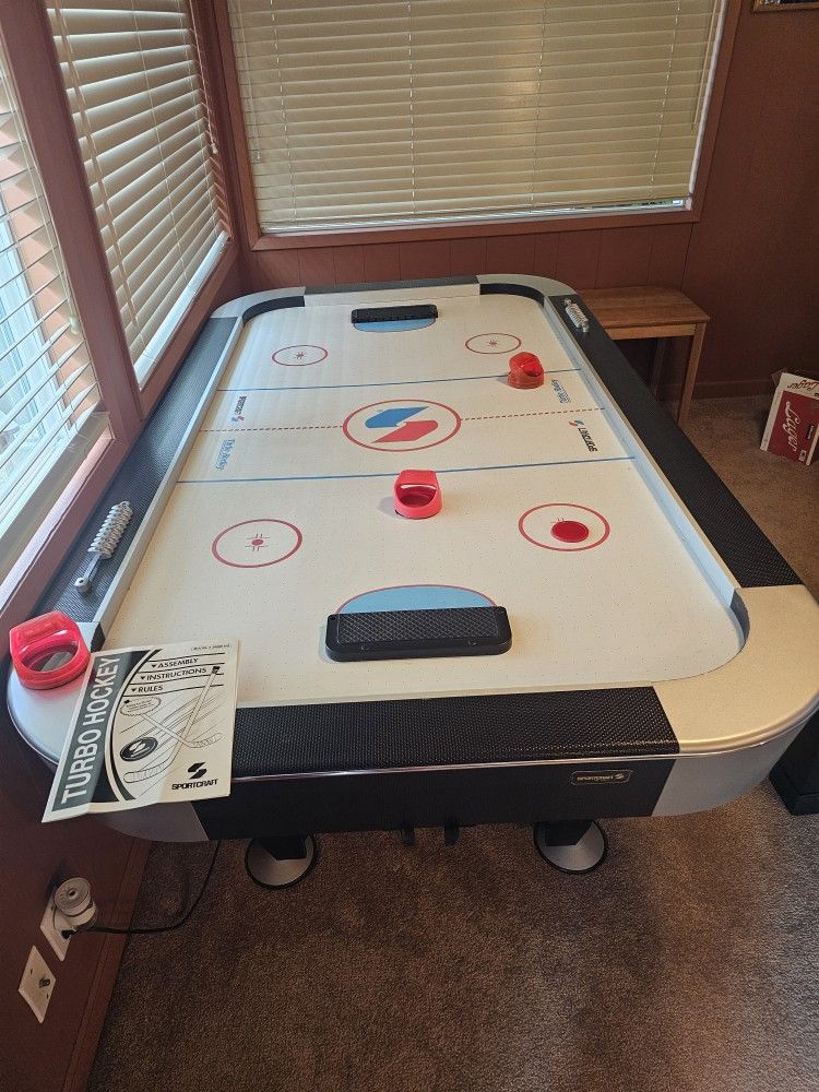 Sportcraft Turbo Heavy Duty Air Hockey Table Game