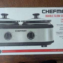 Chefman Double Slow Cooker