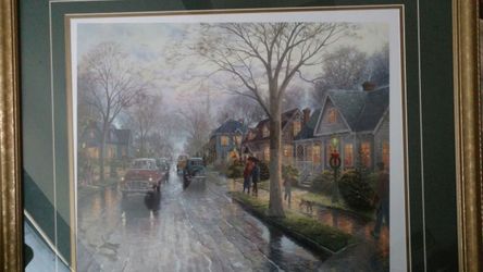Foothill hometown christmas by thomas kinkade , this is a artist proof only 197 done for placerville