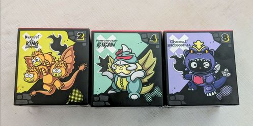MCDONALD'S HAPPY MEAL HELLO KITTY/GODZILLA  TOYS