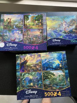 Thomas Kincade Disney Puzzles Collection