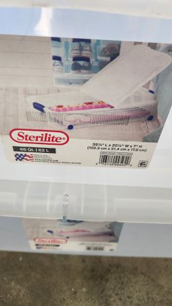 Three (3) Sterilite 66 Quart Ultra™ Storage Box