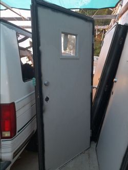 Metal doors