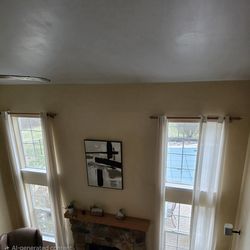 144 inch, 12 ft curtain set, cream white, grommet