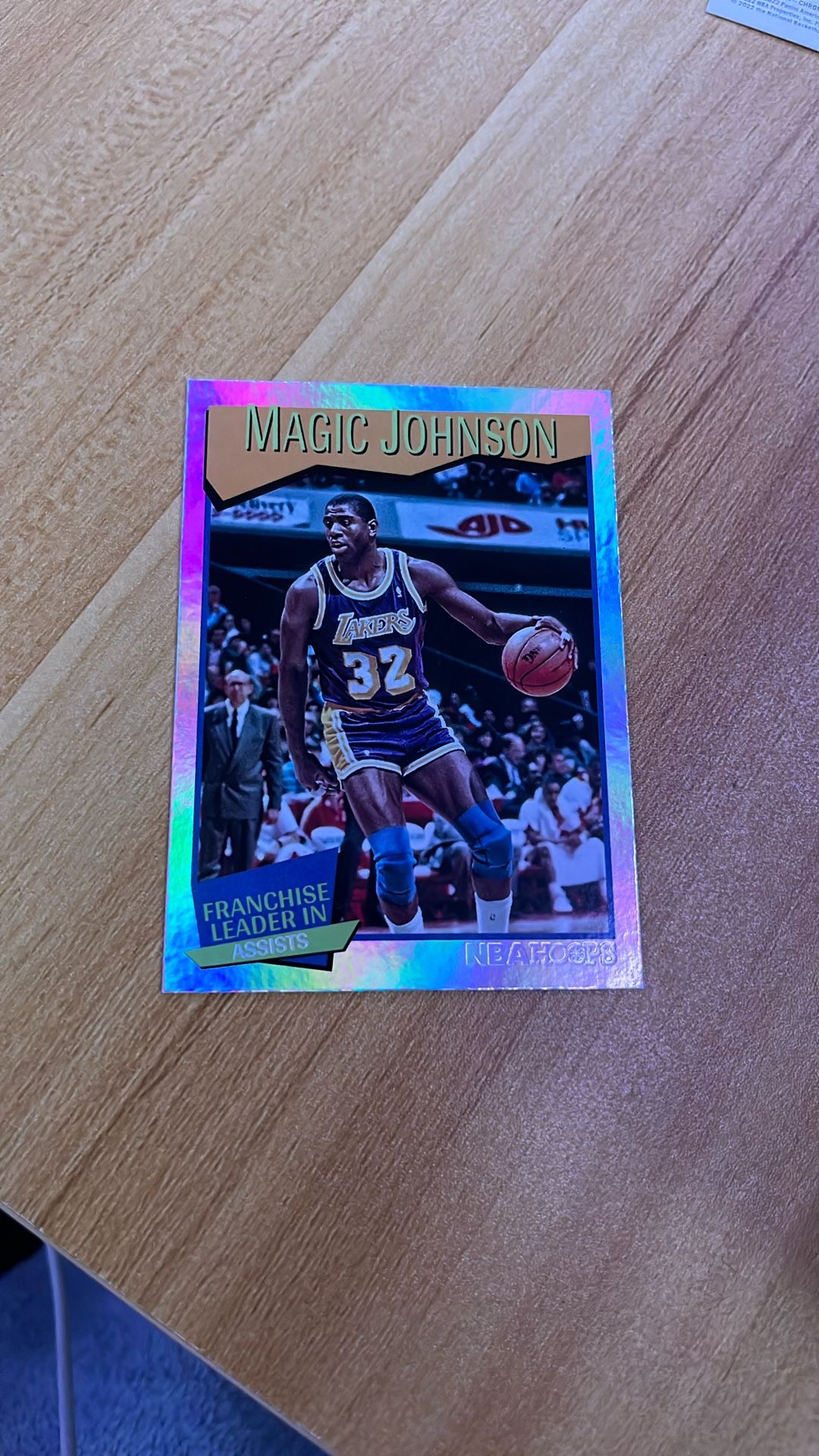 Magic Johnson PANINI Basketball Card
