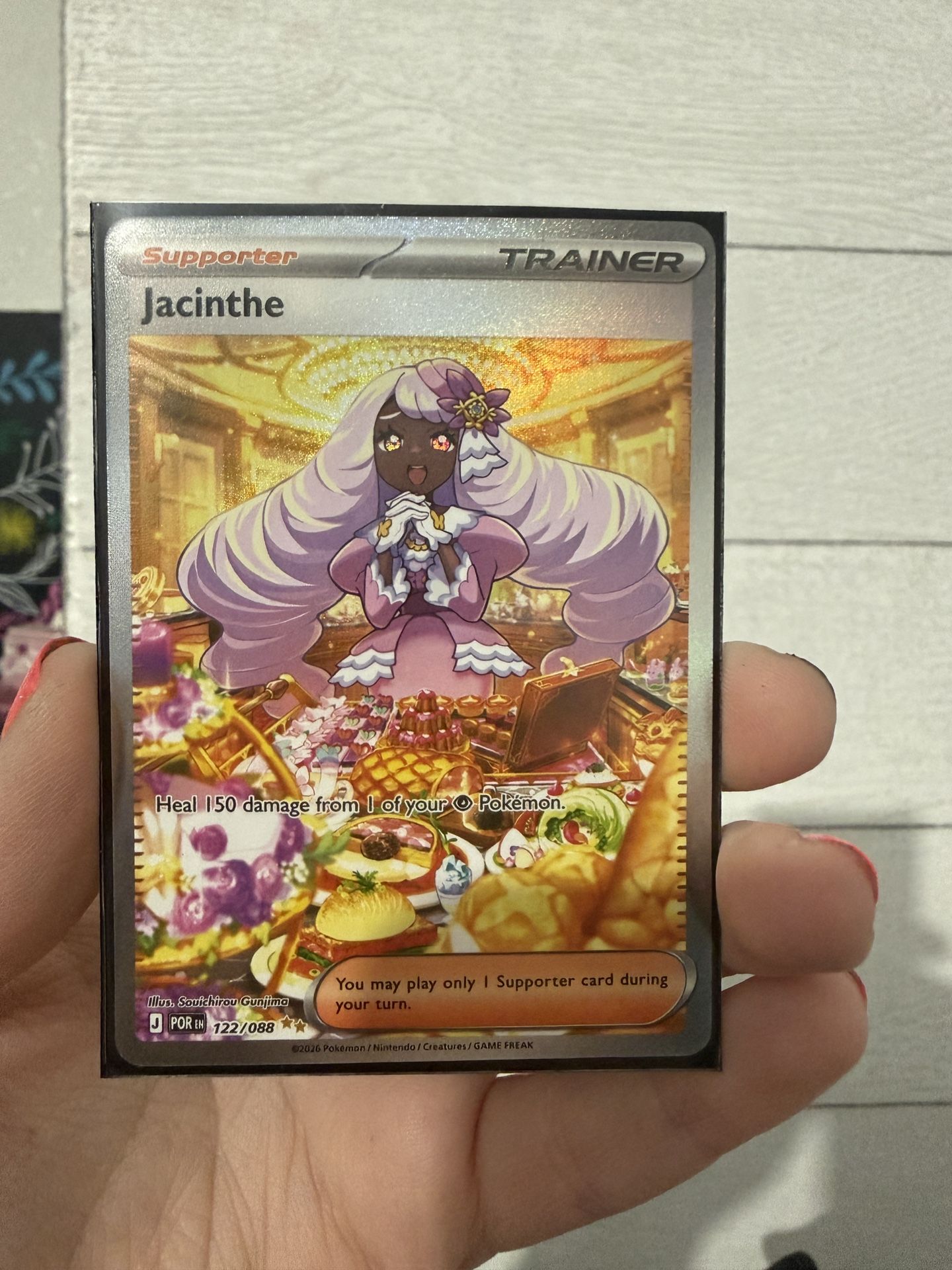 Set Of 2 Cards- Pokemon/ Rosa’s Encouragement & Jacinthe