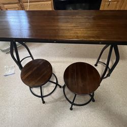 2 Stool Table 