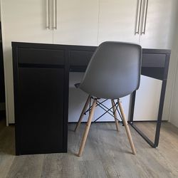 Ikea Micke Desk With Chair 