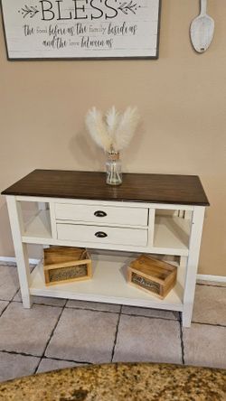 Buffett, side entry table.