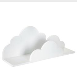 White Cloud Wood Wall Shelves  - Large & Small