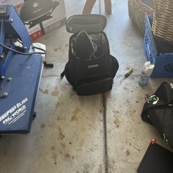 Stuff In My Garage Including A Solid Wood Armoire , Zucca Backpack , George Foreman Grill , Tshirt Presses