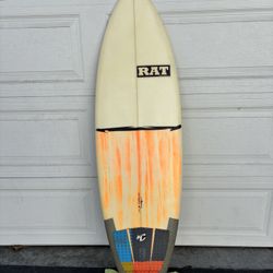 Rat Surfboards 5’8” S. K. Stealth Model
