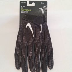 Nike Superbad NFL Black Padded Football Gloves 