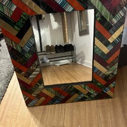 Marble Mirror 32”-28” Inches 