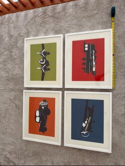 Car And Plane Framed Pictures
