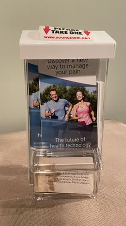 Door/Wall Brochure & Business Card Holder 