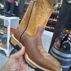 Botas De Piel De México Cómodas Rodeo 