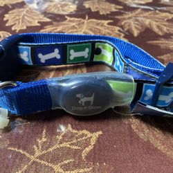 New Dog-E-Glow LED Collar w/ plastic clip