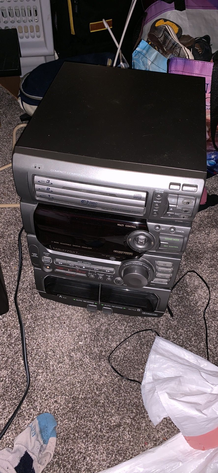 JVC stereo & jbl speaker