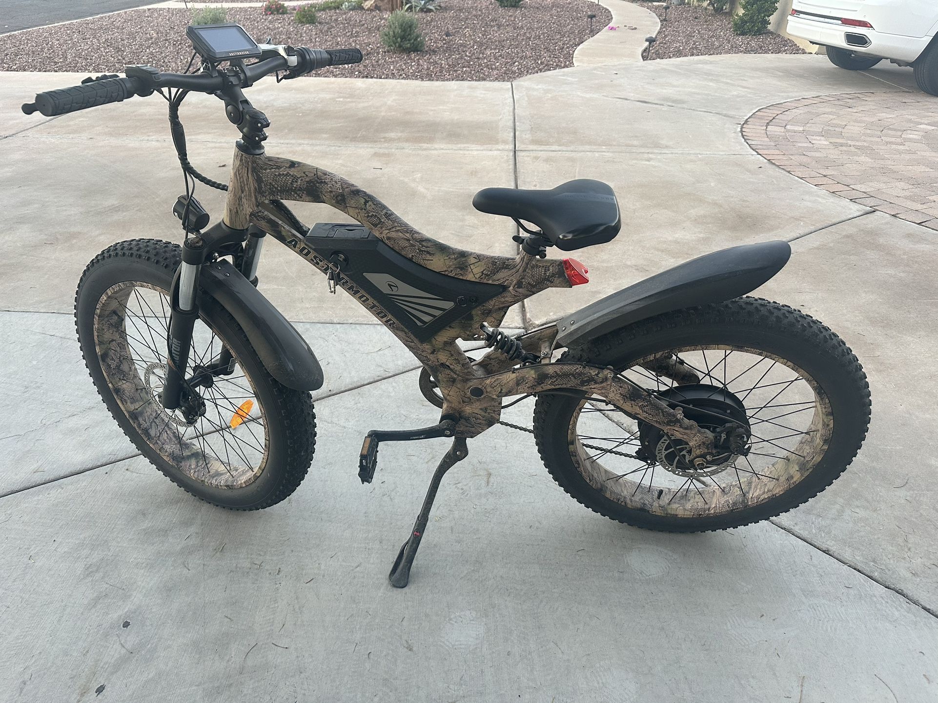 AOSTIRMOTOR   1500 watt electric Mountain Bike