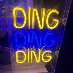Small Neón Sign DING DING DING