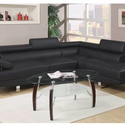 poundex f7320 2-Piece Sectional Sofa Set Unknown Color 