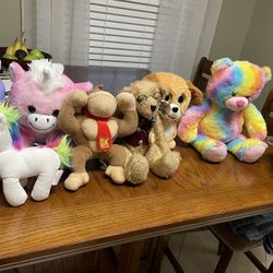 Several Stuffed Animals