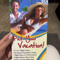 Pick Your Vacation 