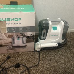 Haushof Portable Spot Cleaner for Carpet and Upholstery, Carpet Cleaner Machine, Pet Stain Remover, Car and Auto Detailer, Powerful Suction with Versa