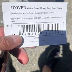 14’-16’ aluminum boat cover.