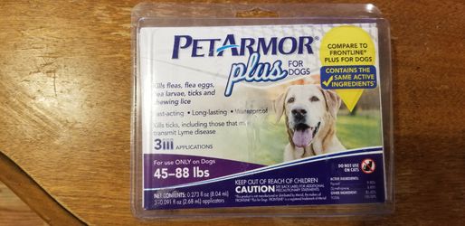 Pet armor plus flea and tick treatment for dogs 45-88 lbs