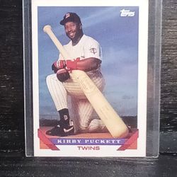 1993 Topps Minnesota Twins Kirby Puckett Error Card..