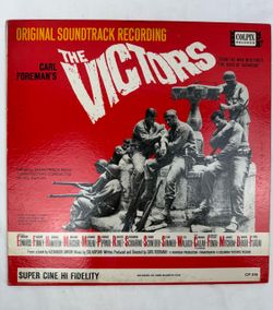 Carl Foreman's The Victors Soundtrack Sol Kaplan Colpix Vinyl LP CP 516 #101