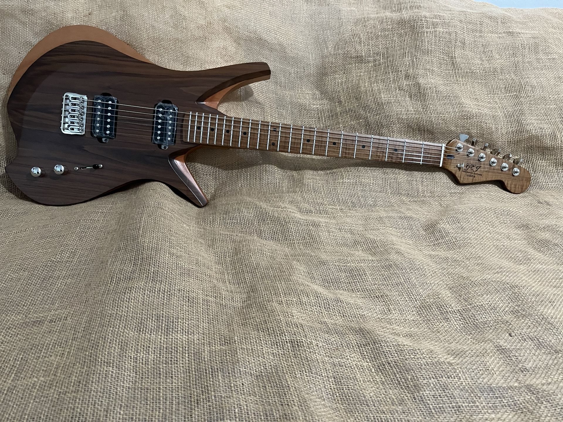 GEJ- Jacobs High End Hand Built Guitar/ Walnut Top