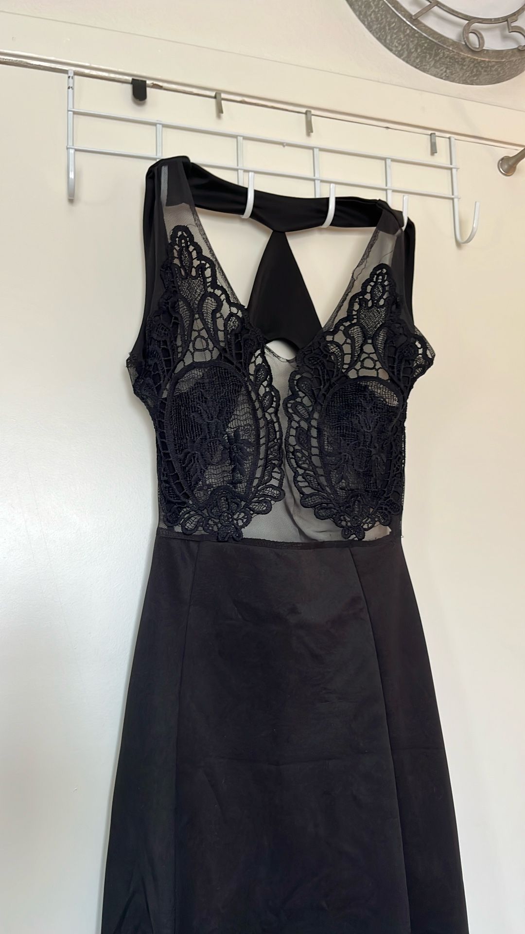 Vestido Oscuro De Fiesta Medida S