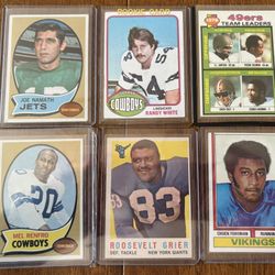 Lot Of 46 Vintage Football Cards 1(contact info removed) Rookies & More