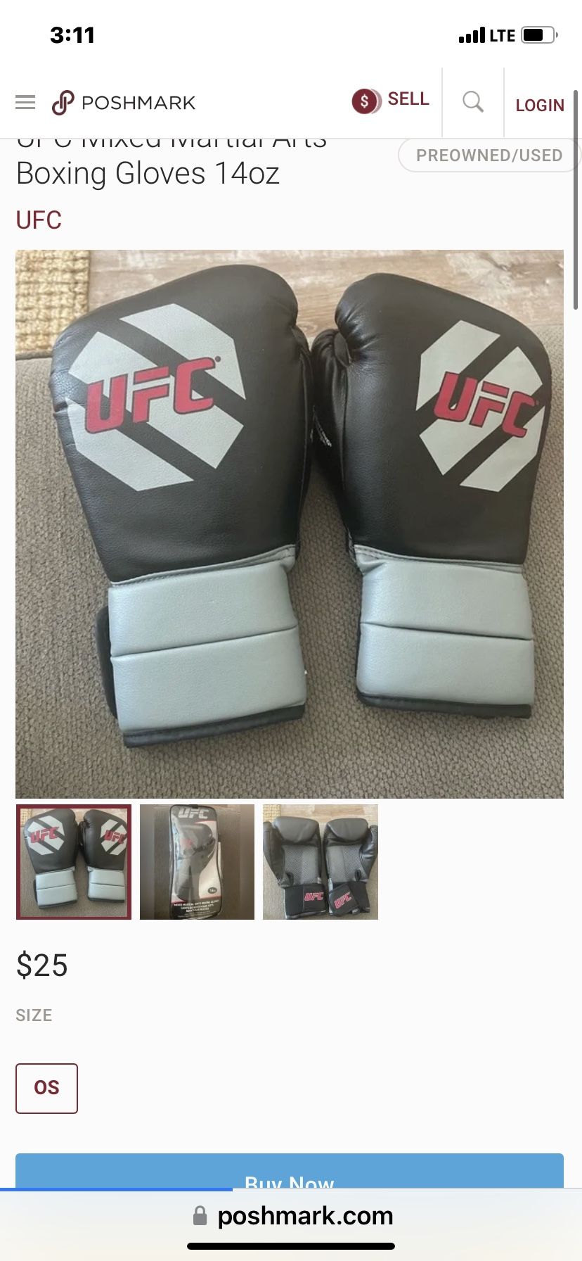 UFC Boxing Gloves New