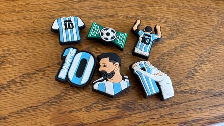 Messi Soccer Croc Charms (6 pcs)