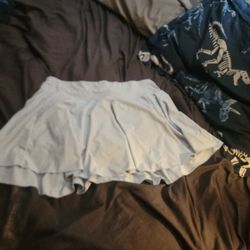 Baby Blue Tennis Skirt 