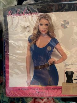 One piece woman police costume