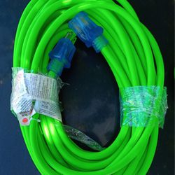 Prime 50' Ft. Heavy-Duty High Visibility Outdoor Extension Cord 
