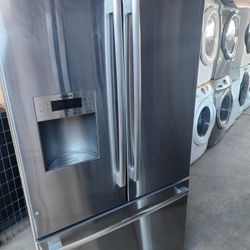 refrigerator Bosch frenchs doors stainless steel 