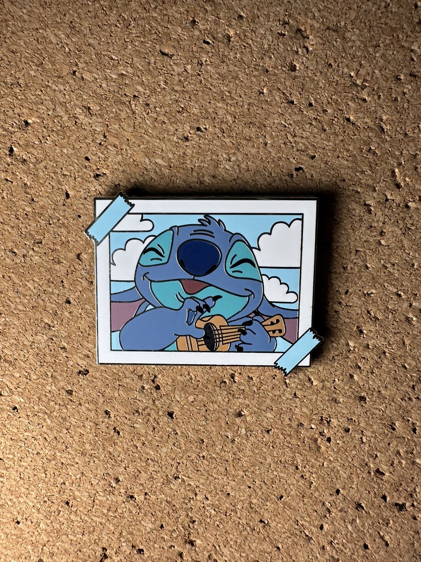 Disney Pin - 2024 Stitch Photo Frame Mystery Pin - Stitch with Ukulele